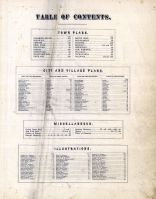 Table Of Contents, Orange County 1875